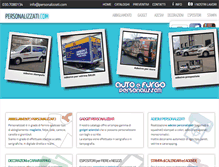 Tablet Screenshot of personalizzati.com