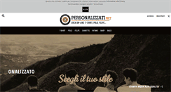 Desktop Screenshot of personalizzati.net