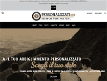 Tablet Screenshot of personalizzati.net